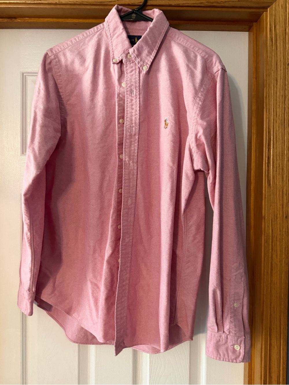 Ralph Lauren Men’s Light Pink Button-Down Oxford Shirt